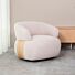 LABEL51 Fauteuil Valenza Boucle Naturel Eiken