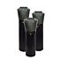 Windlicht Set Leather Snake Black & Smoke Brillant Glass