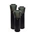 Windlicht Set Leather Snake Black & Smoke Brillant Glass