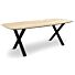  Eettafel Rinske Eikenhout Zwart 