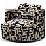 Draaifauteuil Irene Zwart&Taupe