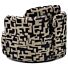 Draaifauteuil Irene Zwart&Taupe