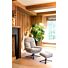 Florence, relaxfauteuil (incl. poef) - stof Enzo - Kiezel