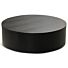 Salontafel Diamond Rond Ø85cm Zwart Eiken