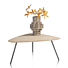 Salontafel Niora 85 Cm Eiken Metal Graphite