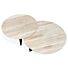 Salontafel Set van 2 Maxime Naturel White