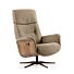 Relaxfauteuil Milas bruin onderstel anodic brown 
