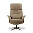 Relaxfauteuil Milas bruin onderstel anodic brown 