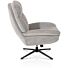 Florence, relaxfauteuil (incl. poef) - stof Enzo - Kiezel