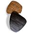 Organisch Salontafel Plectrum Mangohout Set van 2 
