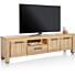 Delmonte, Lowboard 140 Cm - 2-Deuren + 1-Lade + 1-Niche (LED + Dimmer)