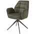  Bell, Armstoel - Graphiet Frame - Draaibaar - Pocket - Stof Calabria - Olijf