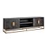 TV-dressoir Blackbone brass 4-deuren 200