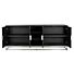 Dressoir Blackbone silver 4-deuren + open vak
