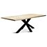 Tafel Met Matrix Poot Ramon Zwart Eiken 4cm