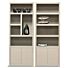  Boekenkasten Set Diamond Taupe Links Eiken