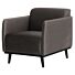 STATEMENT FAUTEUIL MET ARM FLUWEEL TAUPE
