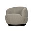 WOOLLY DRAAIFAUTEUIL BOUCLE NATUREL GEMELEERD