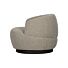 WOOLLY DRAAIFAUTEUIL BOUCLE NATUREL GEMELEERD