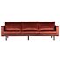 RODEO BANK 3-ZITS VELVET CHESTNUT