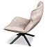 Draaifauteuil Zenzo Velours Taupe