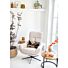 Profijt Meubel Draaifauteuil Langley beige met hocker