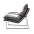 Fauteuil Lex - antraciet vintage leer