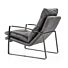 Fauteuil Lex - antraciet vintage leer