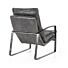 Fauteuil Lex - antraciet vintage leer