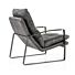 Fauteuil Lex - antraciet vintage leer