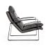 Fauteuil Lex - antraciet vintage leer