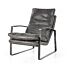 Fauteuil Lex - antraciet vintage leer