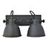 Wandlamp Industrial Double Industrieel Antique Vintage Black 