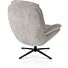 Florence, relaxfauteuil (incl. poef) - stof Enzo - Kiezel