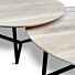 Salontafel Set van 2 Maxime Naturel White