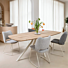 Eetkamertafel Arvada Ovaal 250x110 Cm Naturel Nebbia
