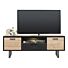  Avalon, Dressoir 230 Cm - 4-Deuren + 1-Lade + 1-Glasdeur (+ LED) - Driftwood