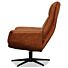 Draaifauteuil Nienke Industrieel Cognac 