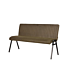 LABEL51 Eetkamerbank Matz - Army green - Microfiber - 145 cm
