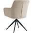 Eetkamerstoel Vinta Beige (metaal zwart)