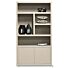 Boekenkast Diamond Taupe 120cm 5 Vaks Links