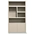  Boekenkast Diamond Taupe Breed 180cm Eiken