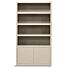  Boekenkast Diamond Taupe Breed 180cm Eiken