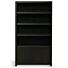  Boekenkast Diamond 5 Vaks 120cm Links Dark Brown Eiken