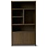  Diamond Boekenkast 120cm 5 Vaks Links Bruin Eiken