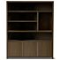  Diamond Boekenkast 120cm 5 Vaks Links Bruin Eiken