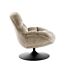 Draaifauteuil Luna taupe