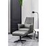 Fauteuil Matera Hoge Rug Lichtgrijs