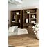 Boekenkast Diamond September 120cm 5 Vaks Links Eiken