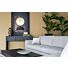 Sidetable Diamond Zwart 140cm Eiken